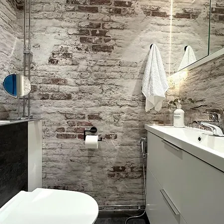Rauhallinen Ja Tilava Ylimmaen Kerroksen Nelioe Apartament